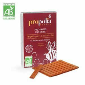 Propolis pure à mâcher BIO : 17,40 € 10gr en plaquette prédécoupée