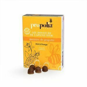 Gommes de propolis : miel & orange : 6,60€ Sachet de 45gr