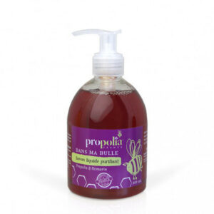 Savon liquide mains propolis & romarin : 8,00€ Flacon-pompe de 300ml