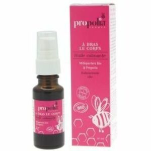 Huile calmante BIO : propolis, lavandin & millepertuis : 10,60€ Spray de 20ml